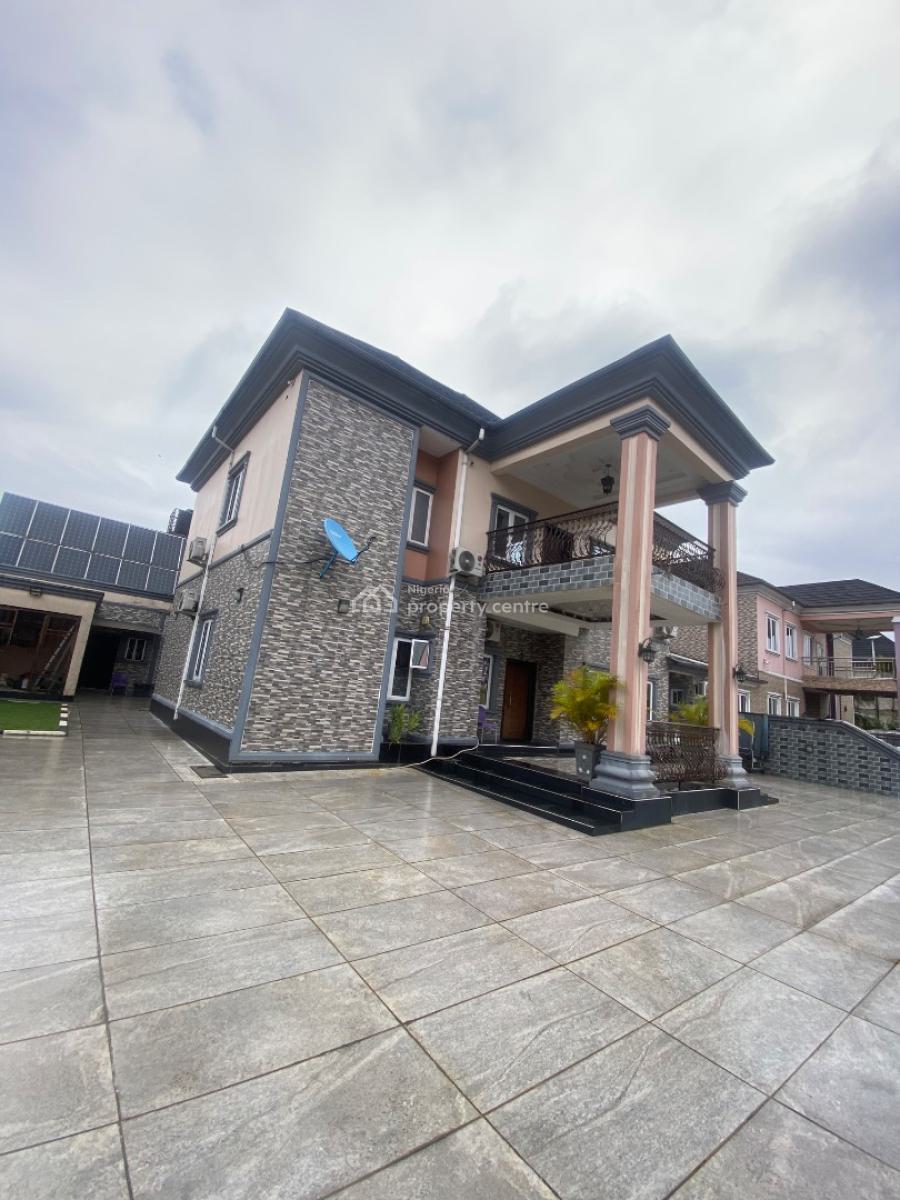 Tastefully Finished and Furnished 5bedroom Detached Duplex with Bq, Nafharmony Estate/ G.u Ake Road, Port Harcourt, Rivers, Detached Duplex for Rent
