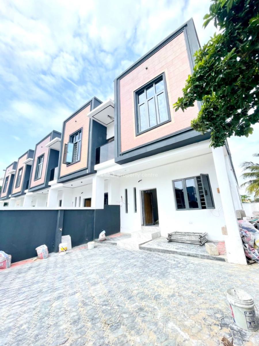Lovely Self Compound 4 Bedroom Terraced Duplex in a Secured Estate, Ajah, Ajah, Lagos, Terraced Duplex for Sale