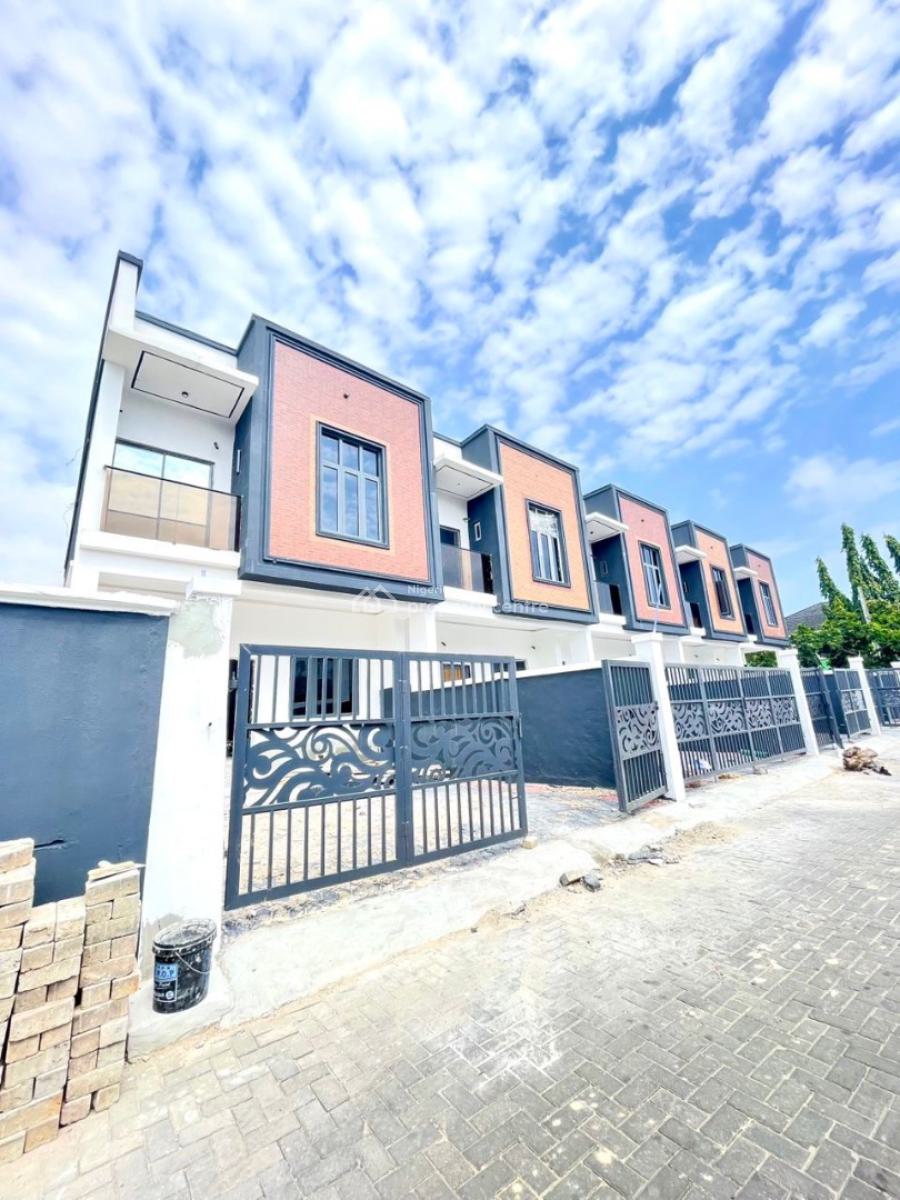 Lovely Self Compound 4 Bedroom Terraced Duplex in a Secured Estate, Ajah, Ajah, Lagos, Terraced Duplex for Sale
