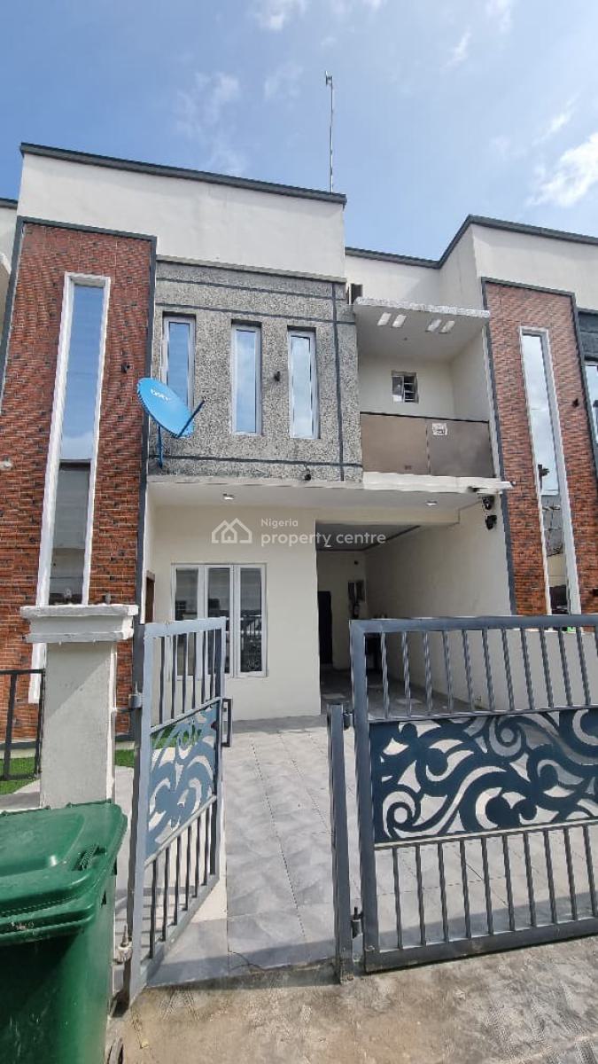 Tastefully Furnished 4 Bedroom Terrace  Duplex with Pool & Playground, Ajah, Ajah, Lagos, Terraced Duplex for Rent