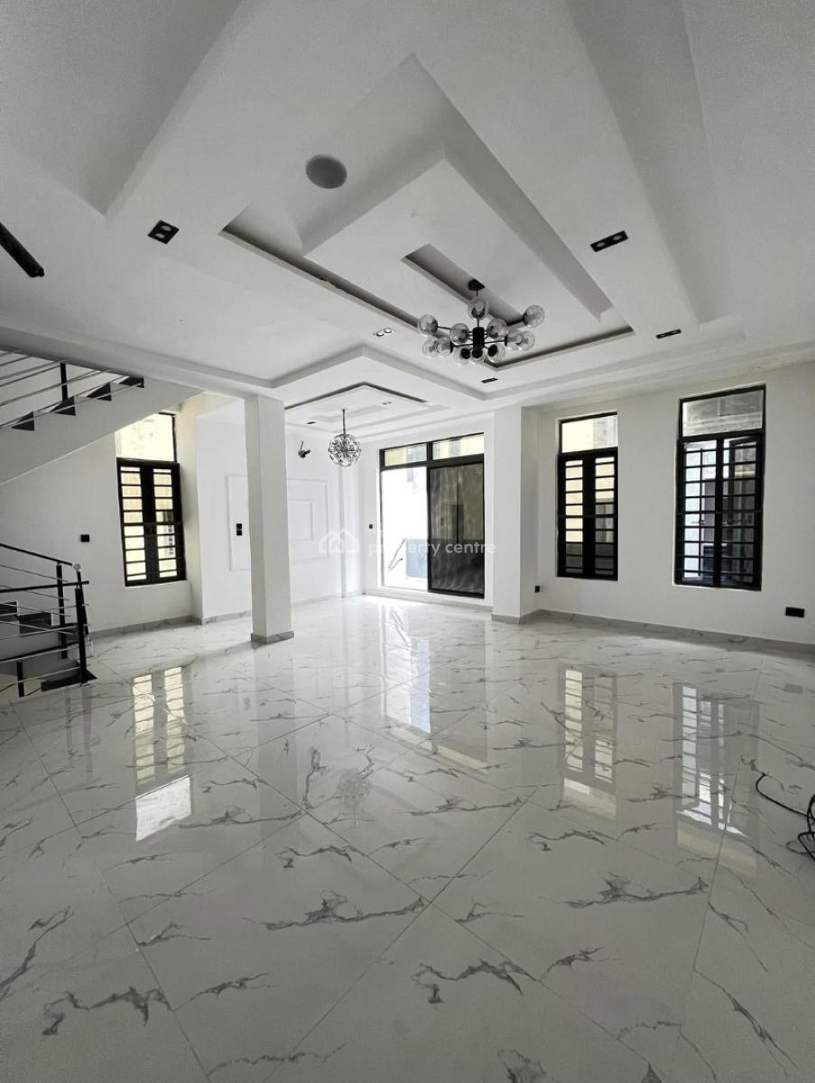 Luxurious Contemporary 4 Bedroom Terraced Detached Duplex with Bq, Ologolo, Lekki, Lagos, Terraced Duplex for Sale