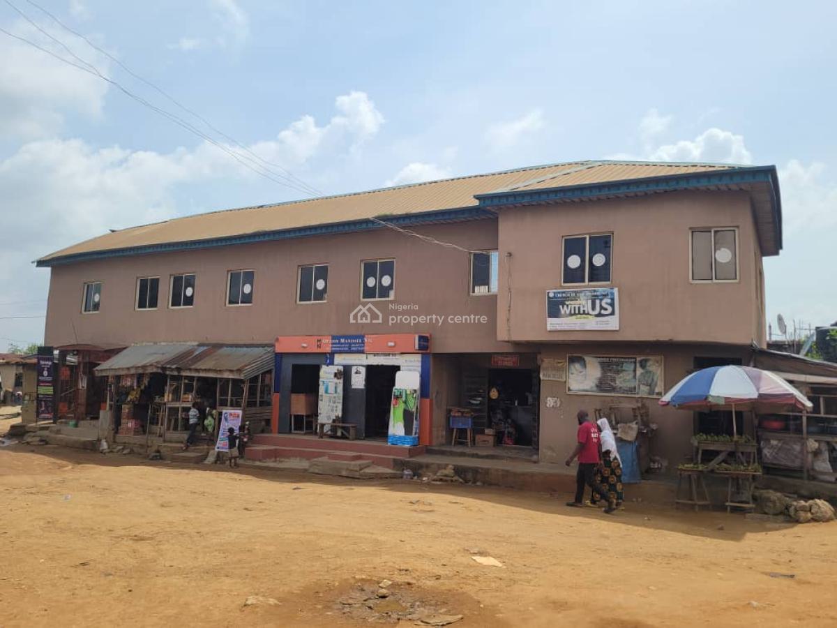 Block of 8 Units of Shops with a Hall Upstairs, Ibafo, Ogun, Plaza / Complex / Mall for Sale