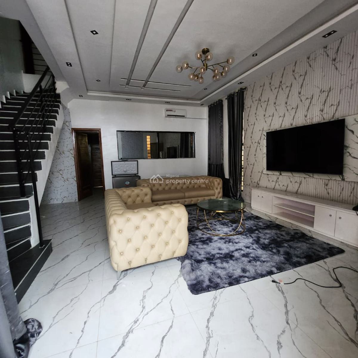 5bedroom Duplex with a Bq, Chevron, Lekki, Lagos, Detached Duplex for Rent