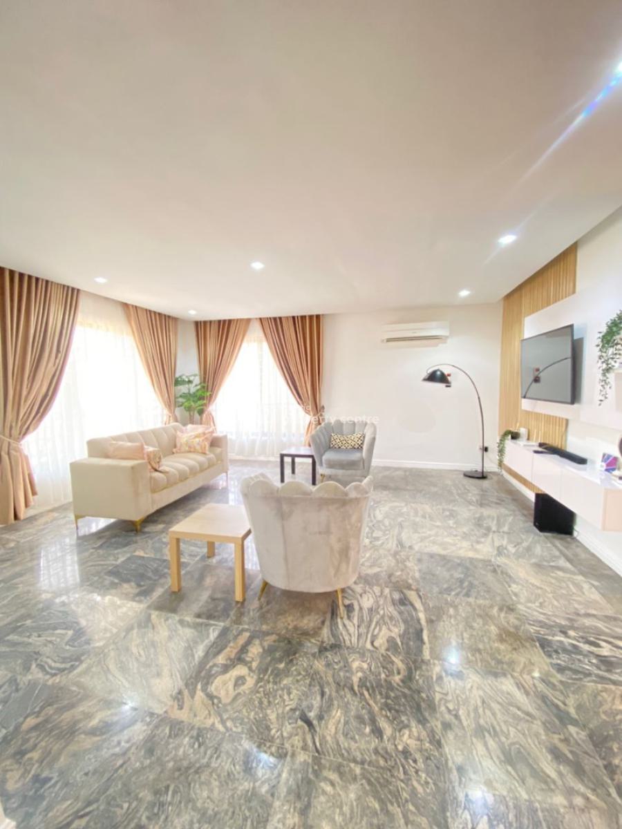 Fully Furnished 3 Bedroom Apartment with Bq, Lekki Phase 1, Lekki, Lagos, Flat / Apartment for Rent