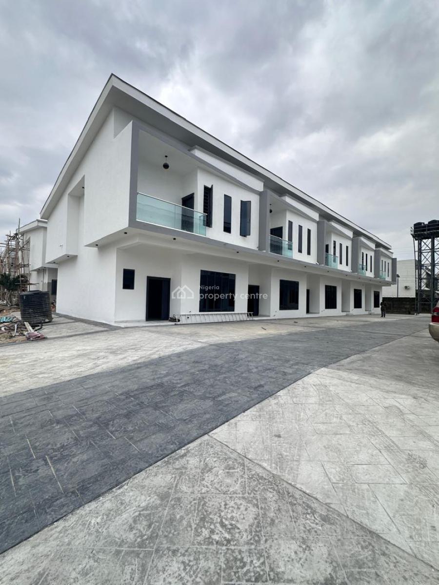 Contemporary Newly Built Smart Design 4bedroom Duplex with Bq, in a Secured Estate # Abraham Adesanya Lekki Expressway, Ajah, Lagos, Terraced Duplex for Sale