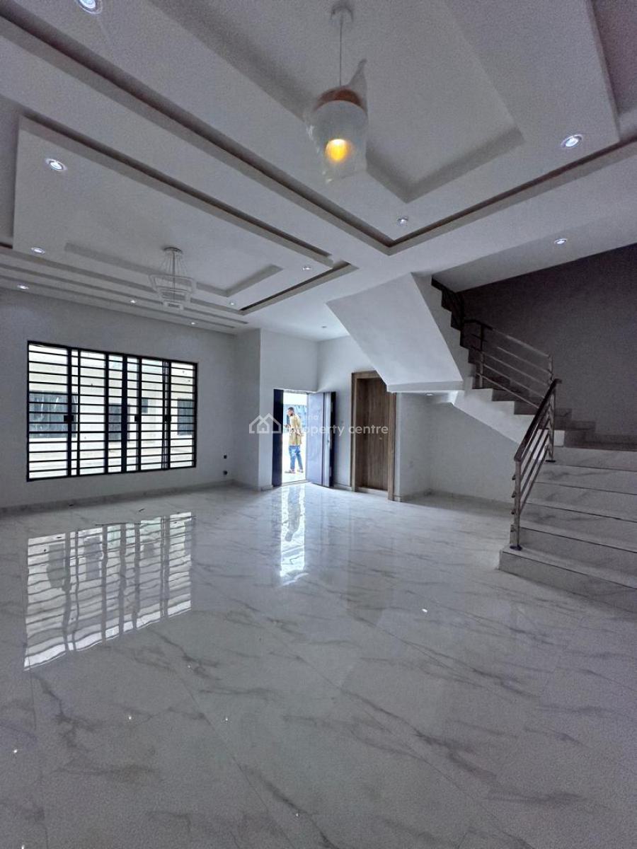 Contemporary Newly Built Smart Design 4bedroom Duplex with Bq, in a Secured Estate # Abraham Adesanya Lekki Expressway, Ajah, Lagos, Terraced Duplex for Sale