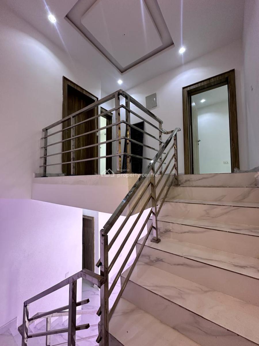Contemporary Newly Built Smart Design 4bedroom Duplex with Bq, in a Secured Estate # Abraham Adesanya Lekki Expressway, Ajah, Lagos, Terraced Duplex for Sale