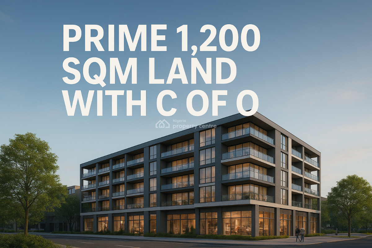 Prime 1,200 Sqm Land with C of O -- Exclusive Investment, Orchid Road, Lekki Phase 2, Lekki, Lagos, Mixed-use Land for Sale
