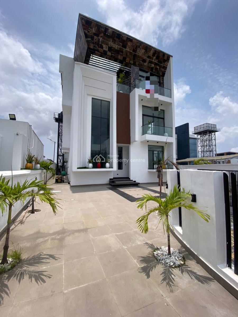 5 Bedroom Fully Detached Duplex  with Bq, Pool, Cinema and Penthouse, Osapa, Lekki, Lagos, Detached Duplex for Sale
