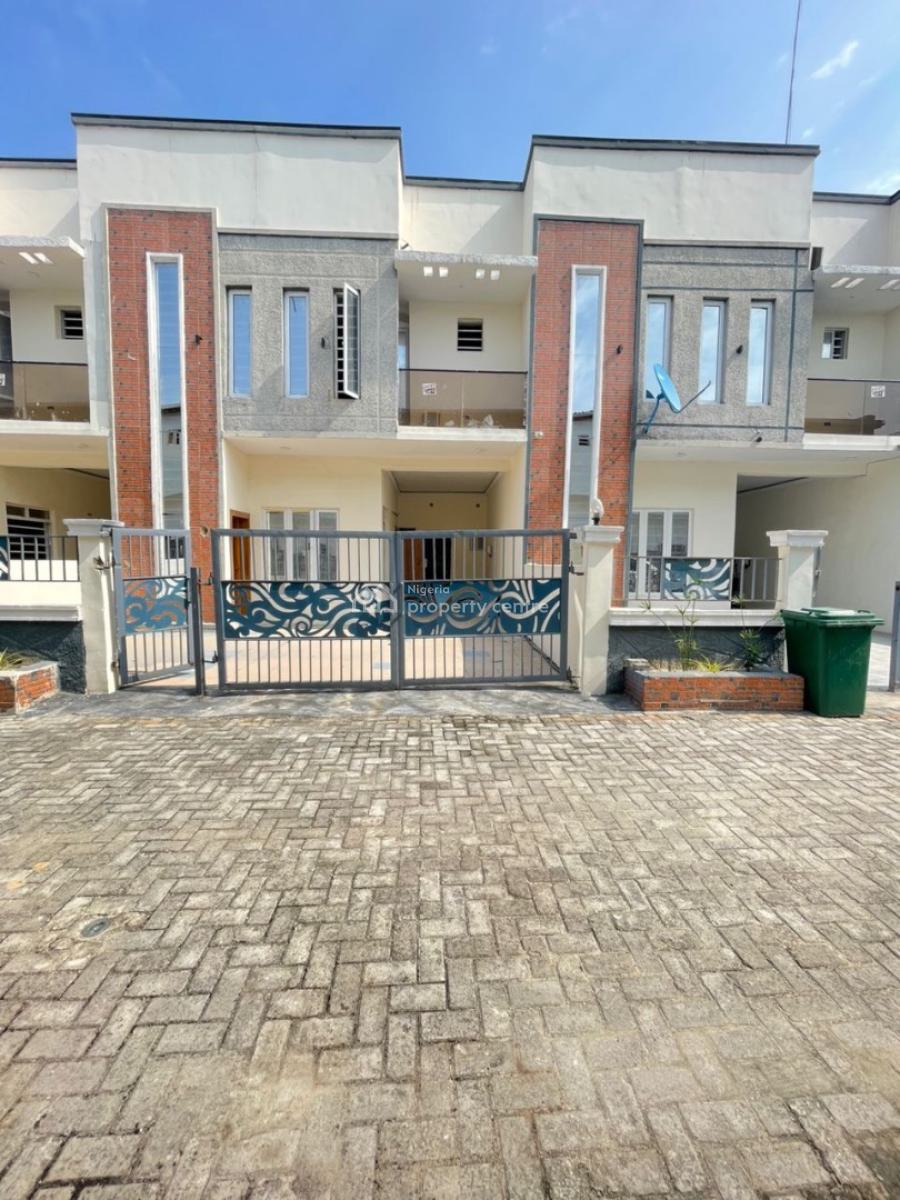 Furnished 4 Bedroom Terrace House with a Private Compound, Abraham Adesanya Ajah, Ajah, Lagos, Terraced Duplex for Rent