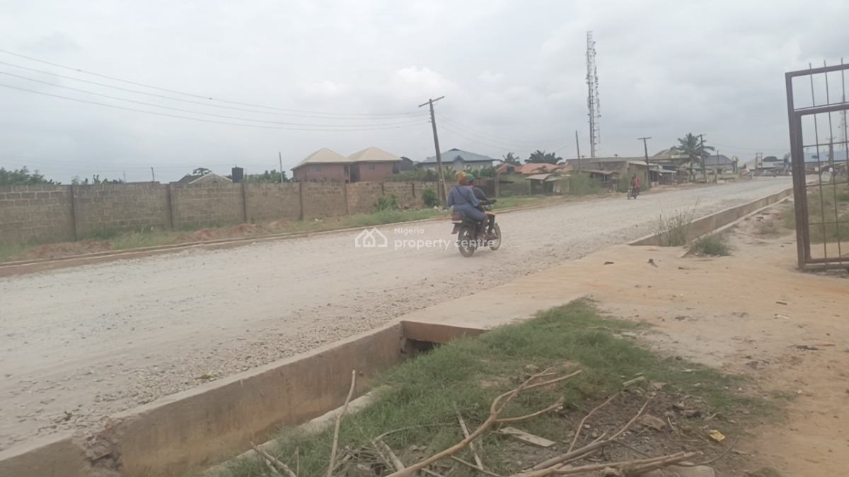 Distress Commercial 2plots Facing Major Road Land, Facing Newly Constructed Offin Main Road, Igbogbo, Ikorodu, Lagos, Mixed-use Land for Sale