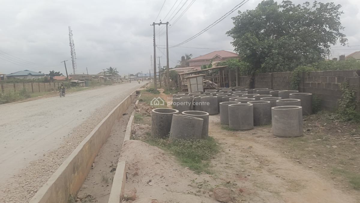 Distress Commercial 2plots Facing Major Road Land, Facing Newly Constructed Offin Main Road, Igbogbo, Ikorodu, Lagos, Mixed-use Land for Sale