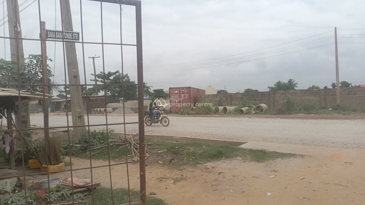 Distress Commercial 2plots Facing Major Road Land, Facing Newly Constructed Offin Main Road, Igbogbo, Ikorodu, Lagos, Mixed-use Land for Sale