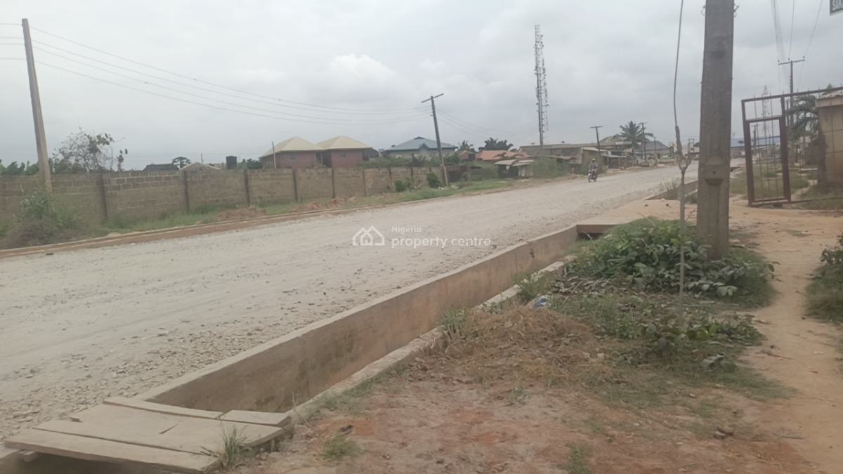 Distress Commercial 2plots Facing Major Road Land, Facing Newly Constructed Offin Main Road, Igbogbo, Ikorodu, Lagos, Mixed-use Land for Sale