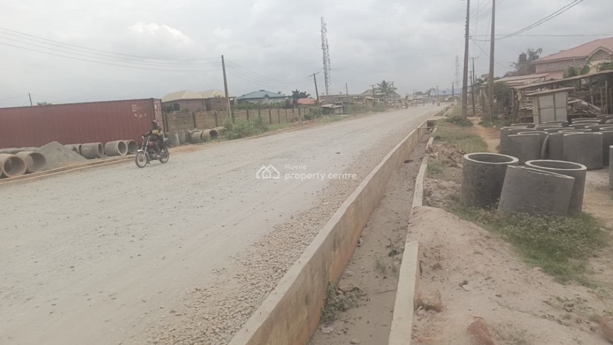Distress Commercial 2plots Facing Major Road Land, Facing Newly Constructed Offin Main Road, Igbogbo, Ikorodu, Lagos, Mixed-use Land for Sale