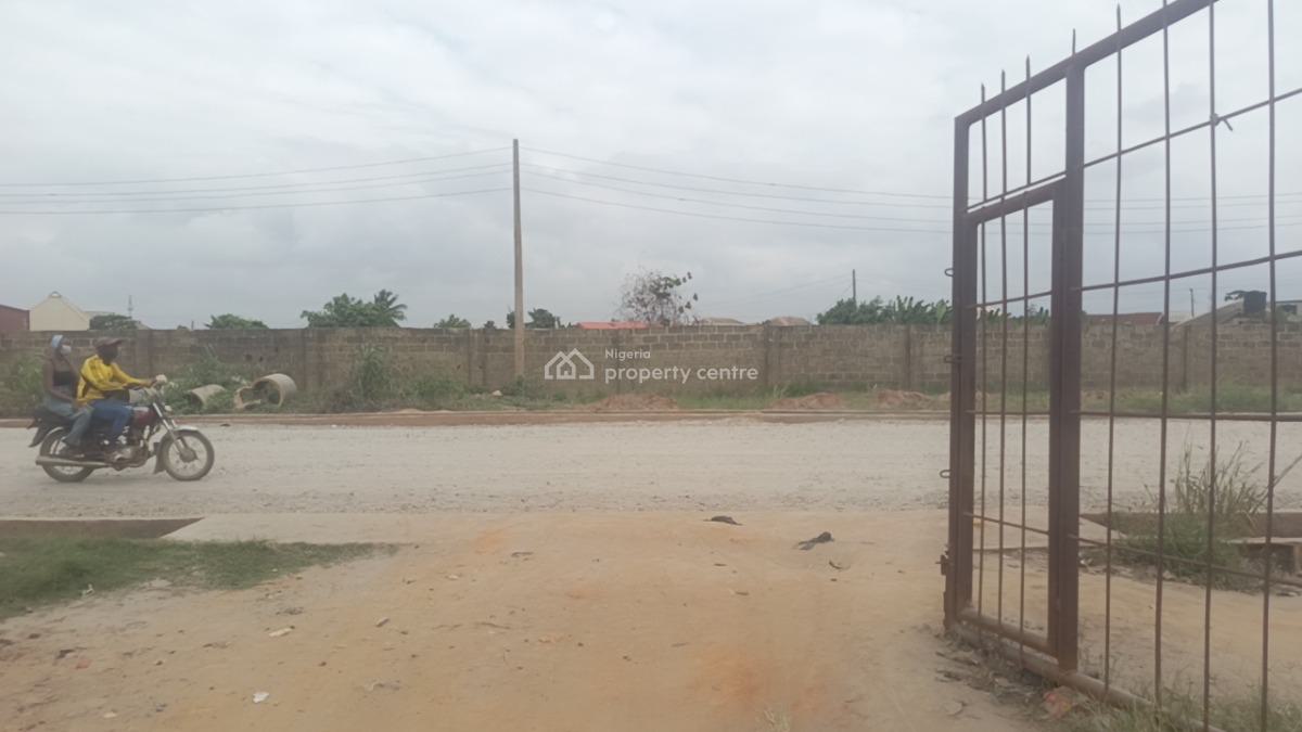 Distress Commercial 2plots Facing Major Road Land, Facing Newly Constructed Offin Main Road, Igbogbo, Ikorodu, Lagos, Mixed-use Land for Sale