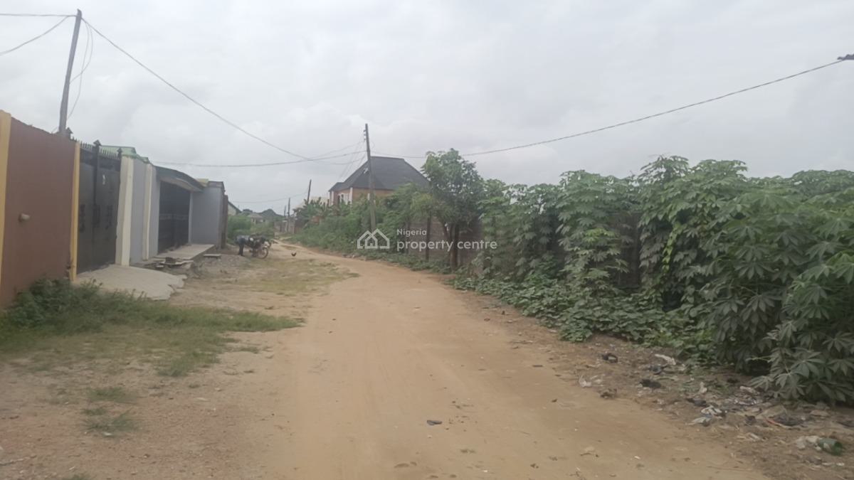 Distress Commercial 2plots Facing Major Road Land, Facing Newly Constructed Offin Main Road, Igbogbo, Ikorodu, Lagos, Mixed-use Land for Sale