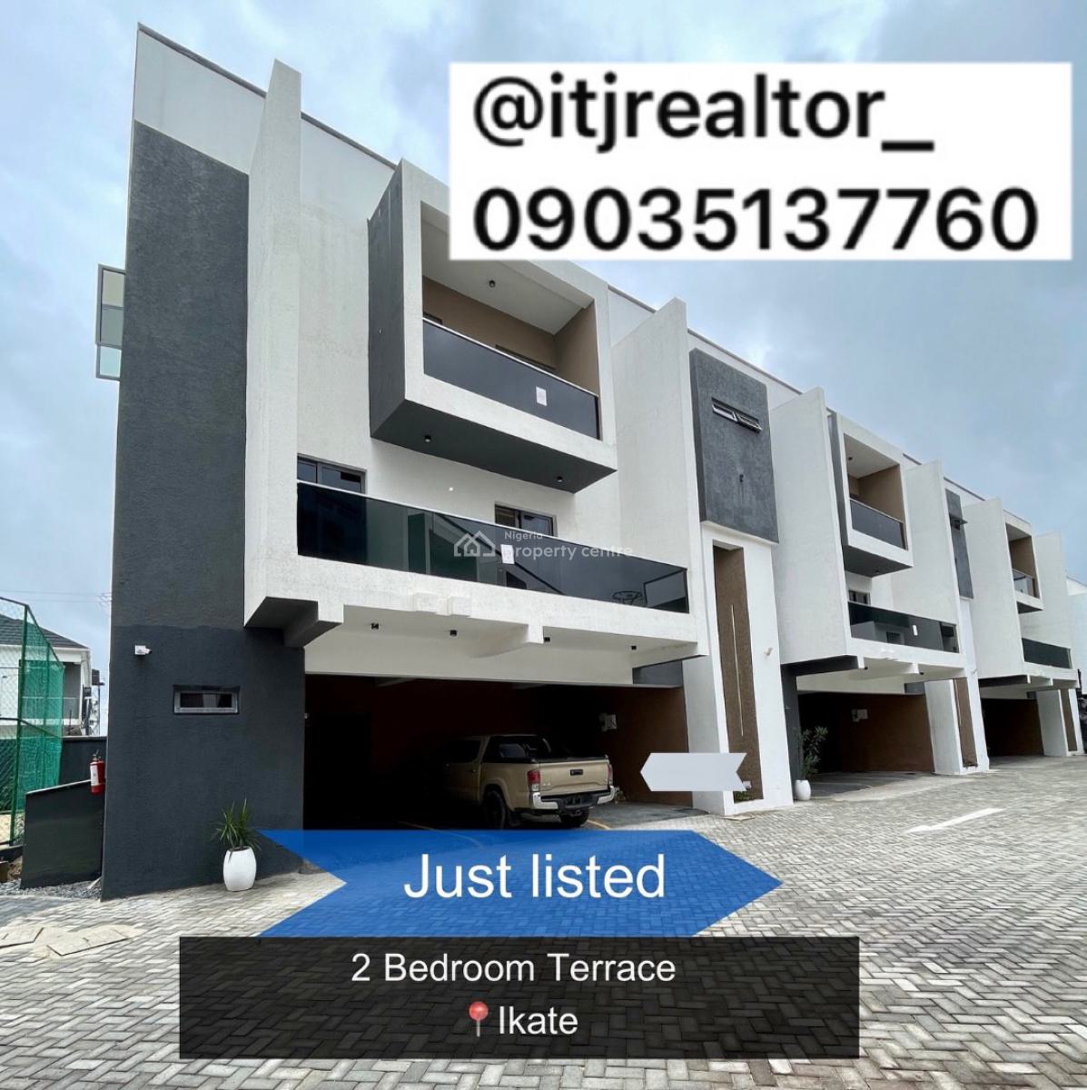 Lovely 2 Bedroom Terrace Duplex with Bq, Ikate, Ikate, Lekki, Lagos, Terraced Duplex for Sale