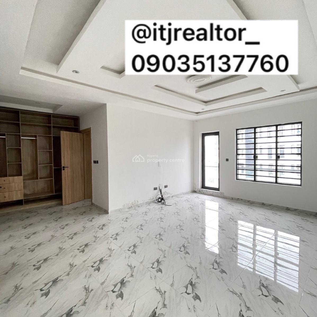 Stunning 4 Bedroom Terrace Duplex with Bq, Ikate, Ikate, Lekki, Lagos, Terraced Duplex for Sale