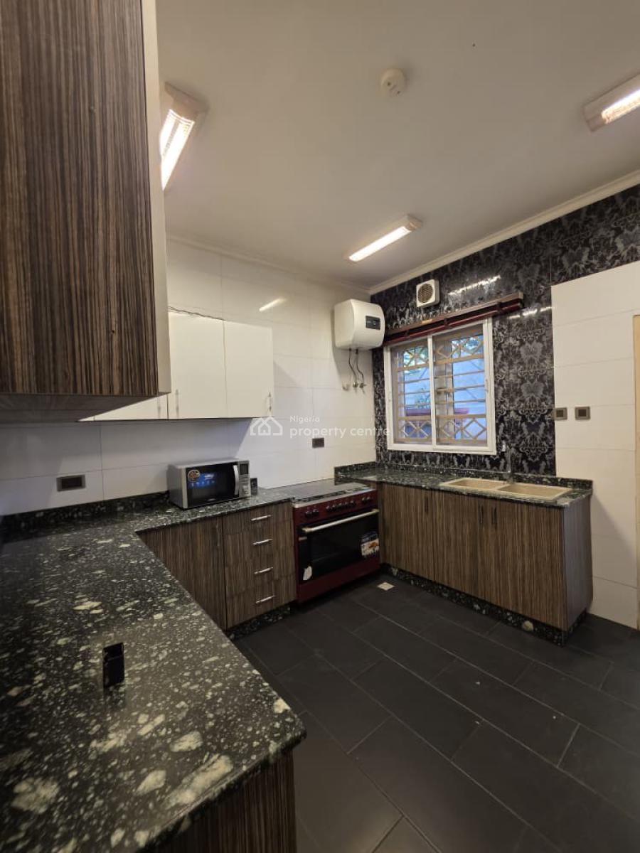 Contemporary 4 Bedroom Service Duplex with Bq, Jabi, Abuja, Terraced Duplex for Rent