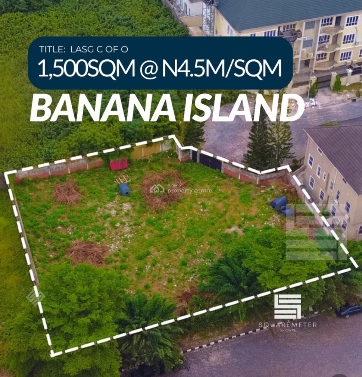 1500 Sqm, Banana Island, Ikoyi, Lagos, Residential Land for Sale