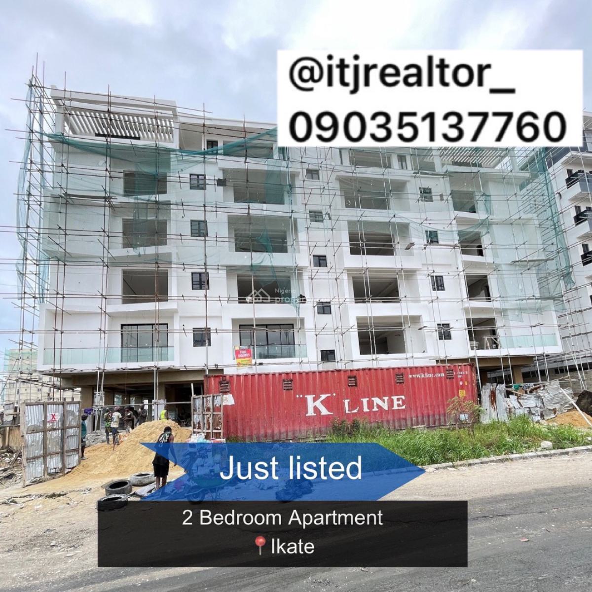 Lovely 2 Bedroom Apartment with Bq, Ikate, Ikate, Lekki, Lagos, Block of Flats for Sale