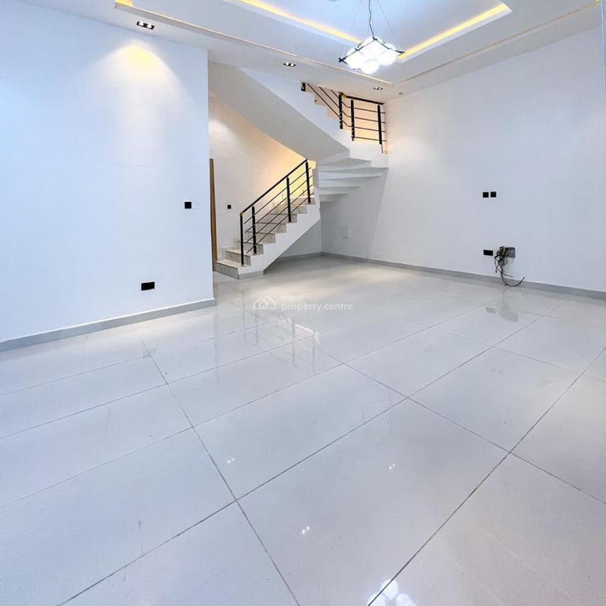 Newly Built 4 Bedrooms Semi-detached House with Bq, Sangotedo, Ajah, Lagos, Semi-detached Duplex for Sale