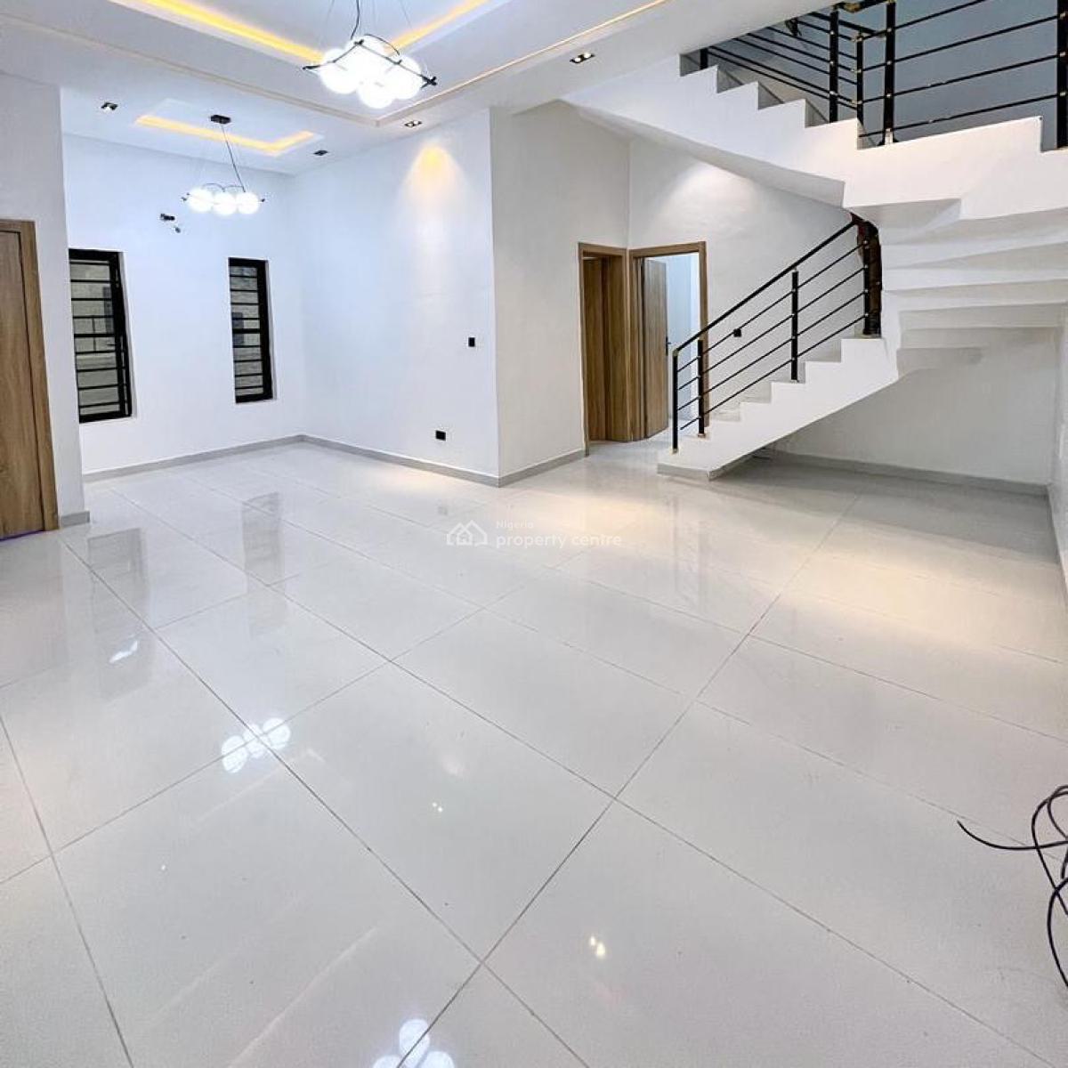 Newly Built 4 Bedrooms Semi-detached House with Bq, Sangotedo, Ajah, Lagos, Semi-detached Duplex for Sale