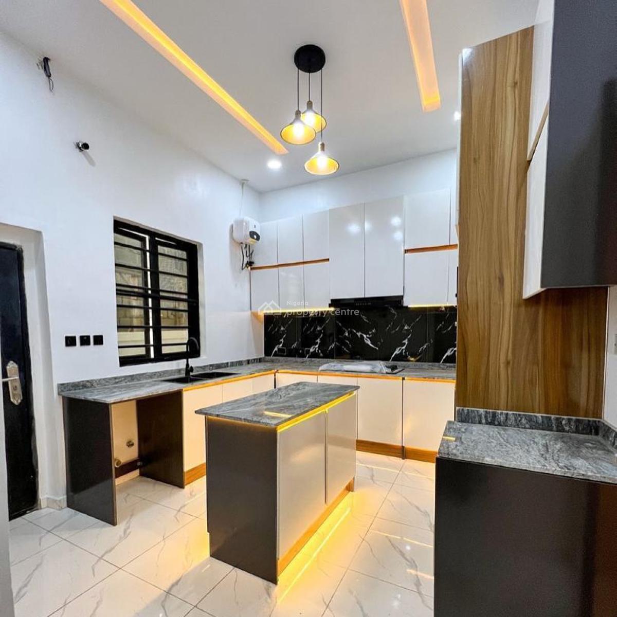 Newly Built 4 Bedrooms Semi-detached House with Bq, Sangotedo, Ajah, Lagos, Semi-detached Duplex for Sale