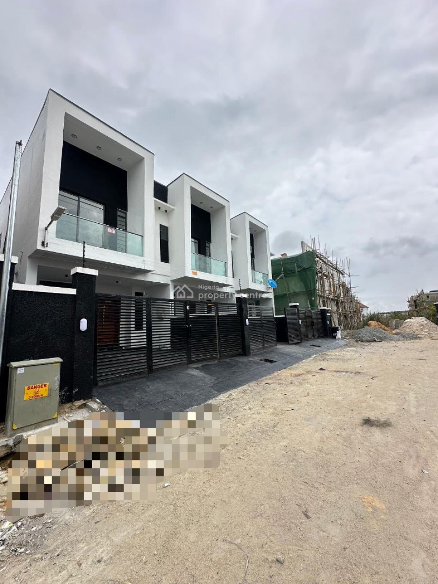 Lovely 4 Bedroom Self Compound Terrace Duplex, Ikota, Lekki, Lagos, Terraced Duplex for Sale