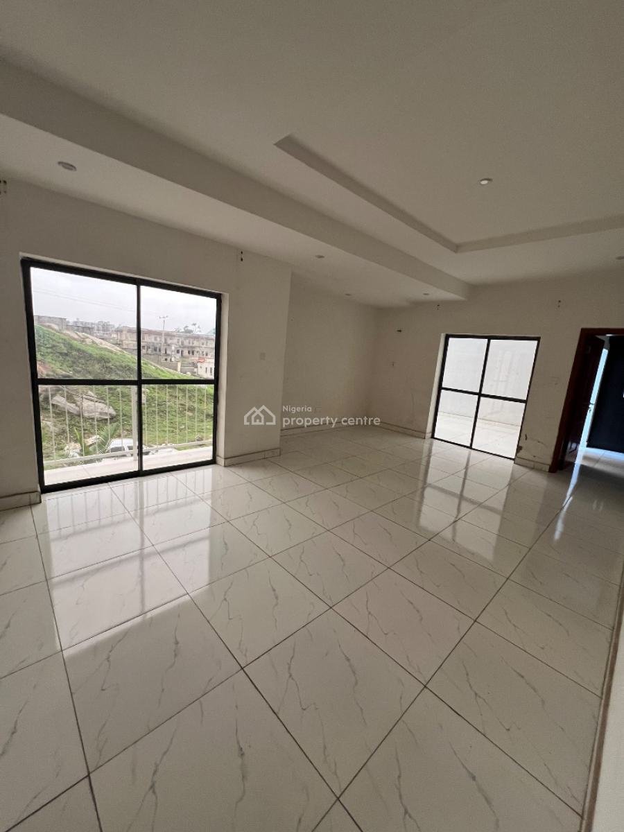 Standard 4 Bedroom Terrace Duplex with Balcony and Family Lounge, Inside an Estate Along Cedarcrest Hospital Road, Apo, Abuja, Terraced Duplex for Rent