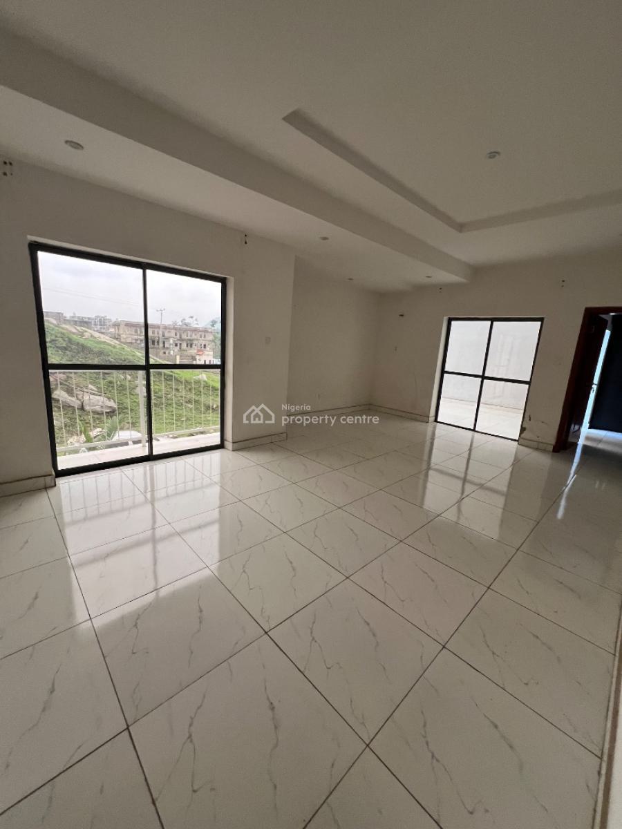 Standard 4 Bedroom Terrace Duplex with Balcony and Family Lounge, Inside an Estate Along Cedarcrest Hospital Road, Apo, Abuja, Terraced Duplex for Rent