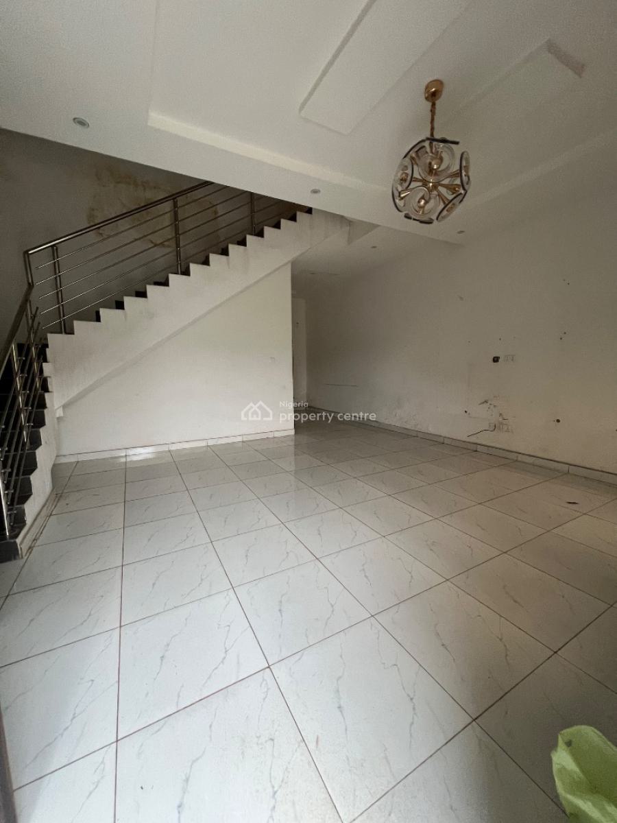 Standard 4 Bedroom Terrace Duplex with Balcony and Family Lounge, Inside an Estate Along Cedarcrest Hospital Road, Apo, Abuja, Terraced Duplex for Rent