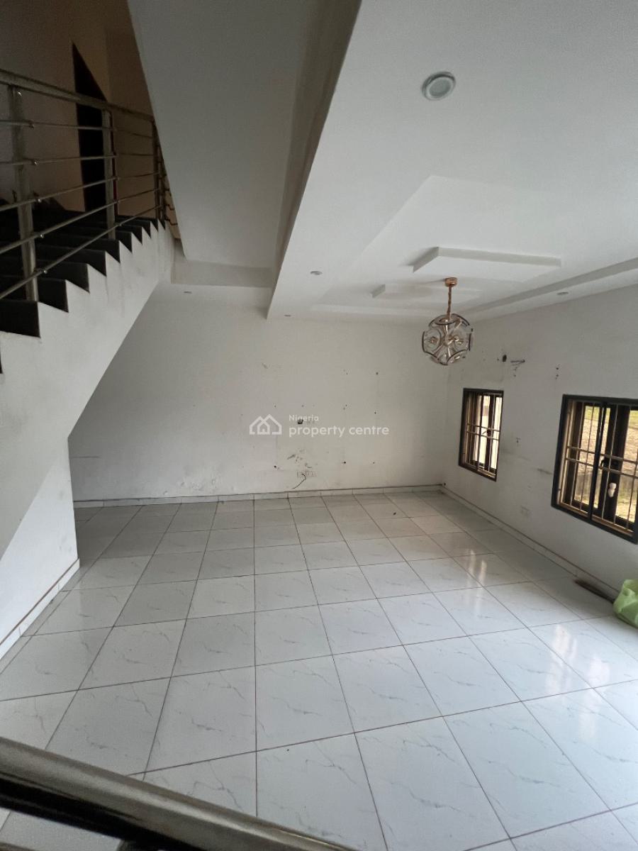 Standard 4 Bedroom Terrace Duplex with Balcony and Family Lounge, Inside an Estate Along Cedarcrest Hospital Road, Apo, Abuja, Terraced Duplex for Rent