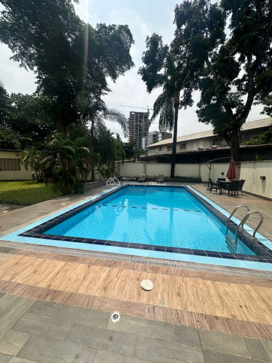 Very Clean & Spacious 3 Bedroom Furnished Apartment with Bq, Ikoyi, Lagos, Flat / Apartment for Rent