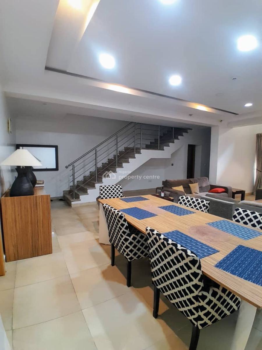 Fully Furnished & Serviced 3 Bedroom Terrace + Bq, Swimming Pool, Gym, Old Ikoyi, Ikoyi, Lagos, Terraced Duplex for Rent
