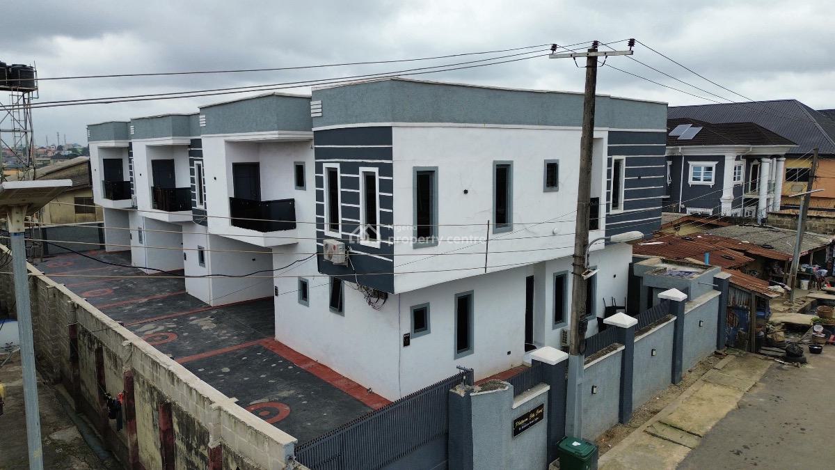 Modern 4-bedroom Terrace Duplex + Bq in a Secure Gated Estate, This Property Is Perfect for Family Living, Long-term Rental, Airbnb, Ogba, Ikeja, Lagos, Terraced Duplex for Sale