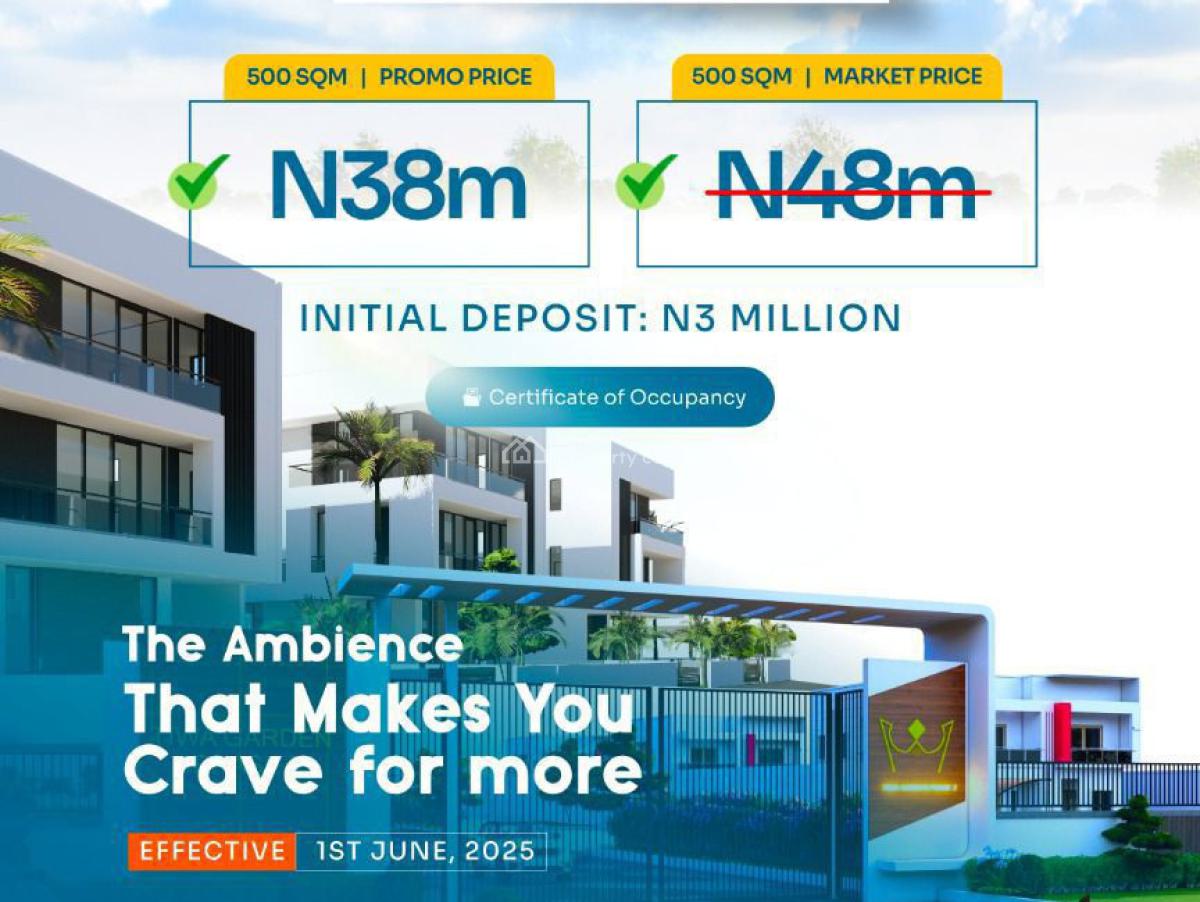 a Prime Land in a Beautiful Estate in a Fast Developing Location., Lekki Epe Expressway, Ibeju Lekki, Lagos, Mixed-use Land for Sale