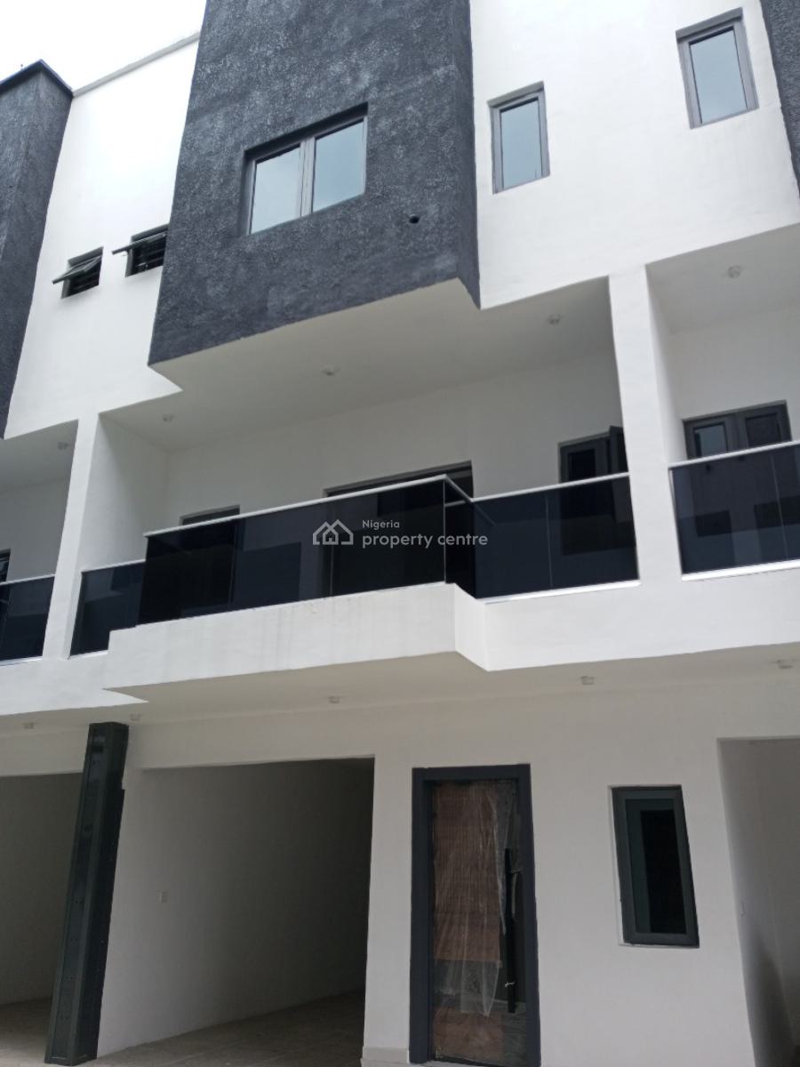 Newly Built 3 Bedroom Duplex with a Room Bq, Gated and Secured Estate, Agungi, Lekki, Lagos, Terraced Duplex for Rent