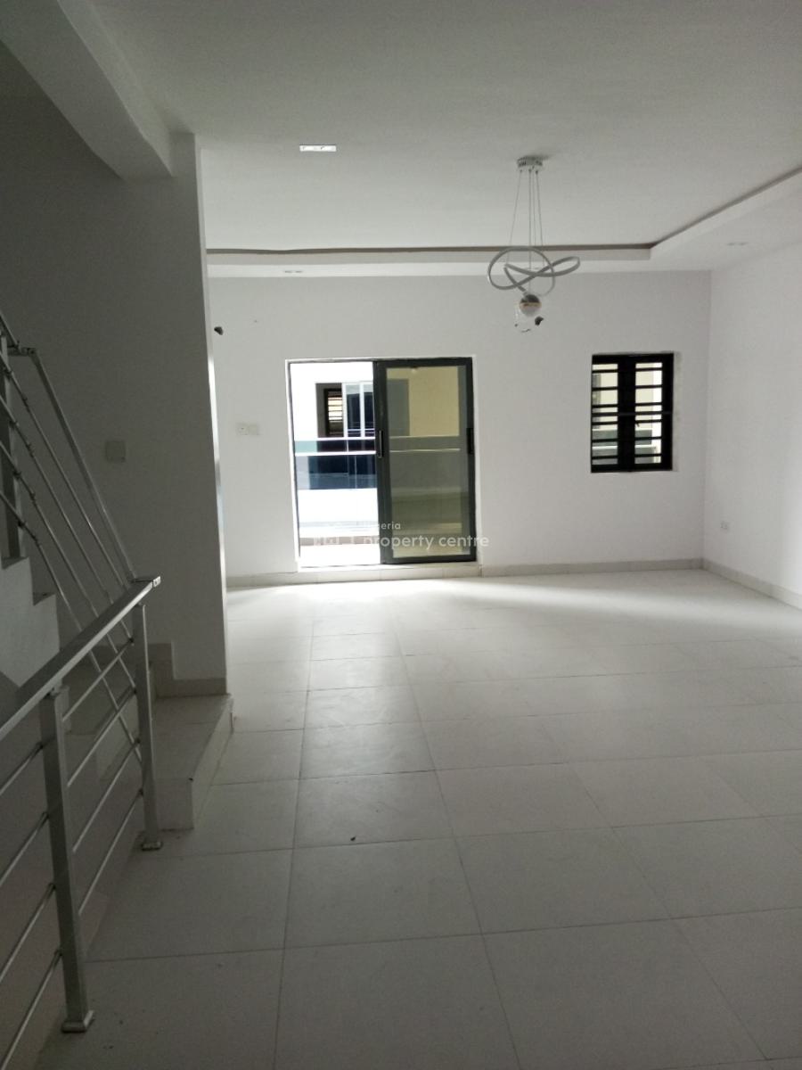 Newly Built 3 Bedroom Duplex with a Room Bq, Gated and Secured Estate, Agungi, Lekki, Lagos, Terraced Duplex for Rent