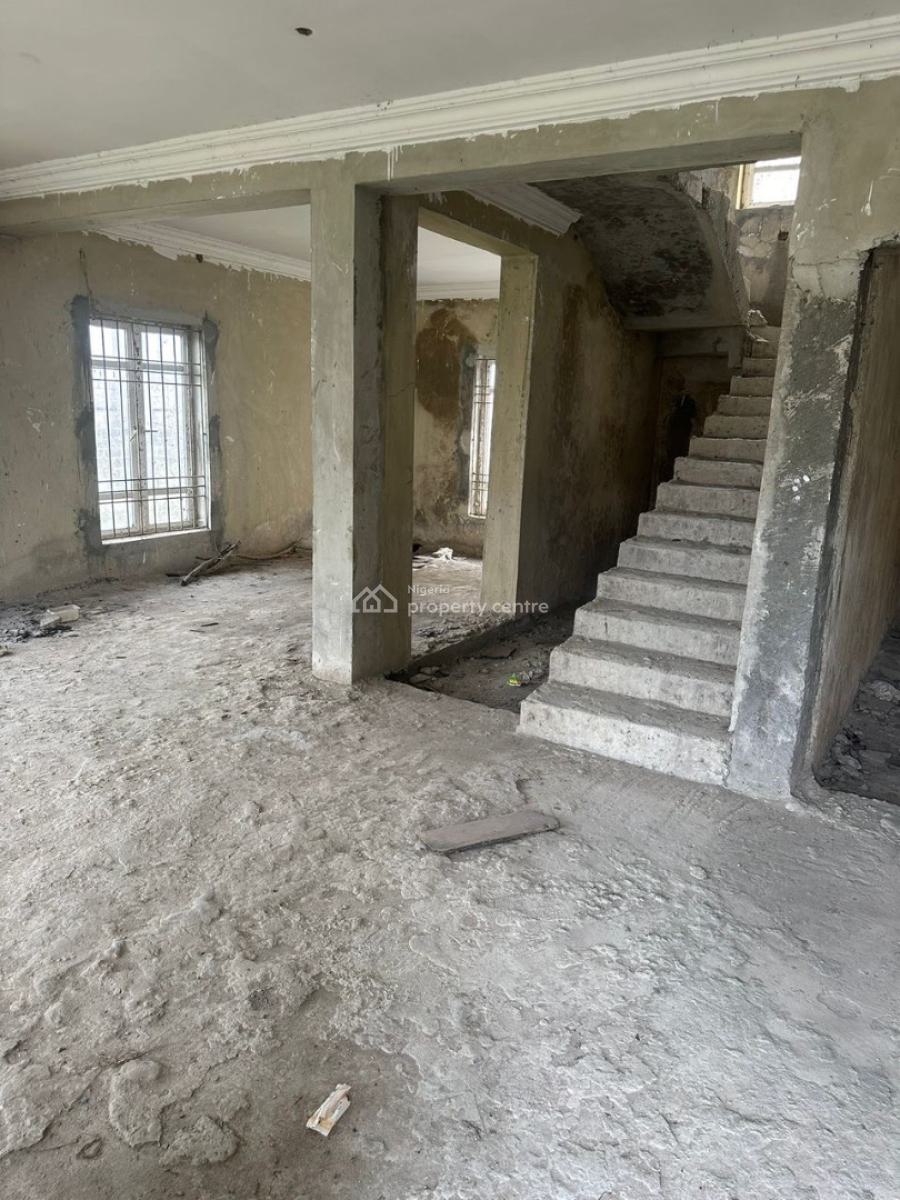 Carcass in Well Secured Estate, Behind Shoprite, Sangotedo, Ajah, Lagos, Detached Duplex for Sale