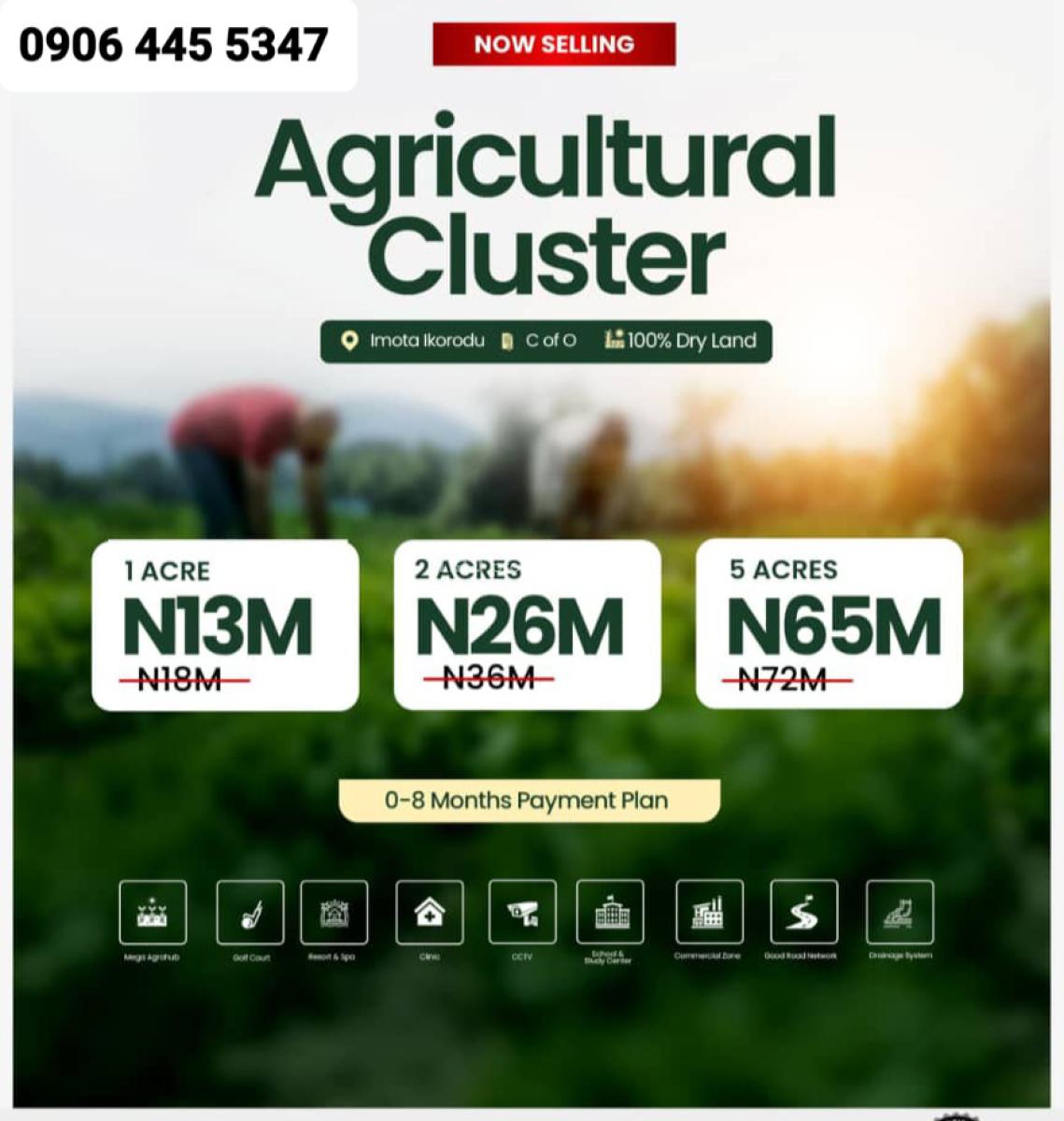 C of O Acres of Farm Lands in Imota, Ikorodu, Agricultural Lands at Imota, Ikorodu, Lagos, Land for Sale