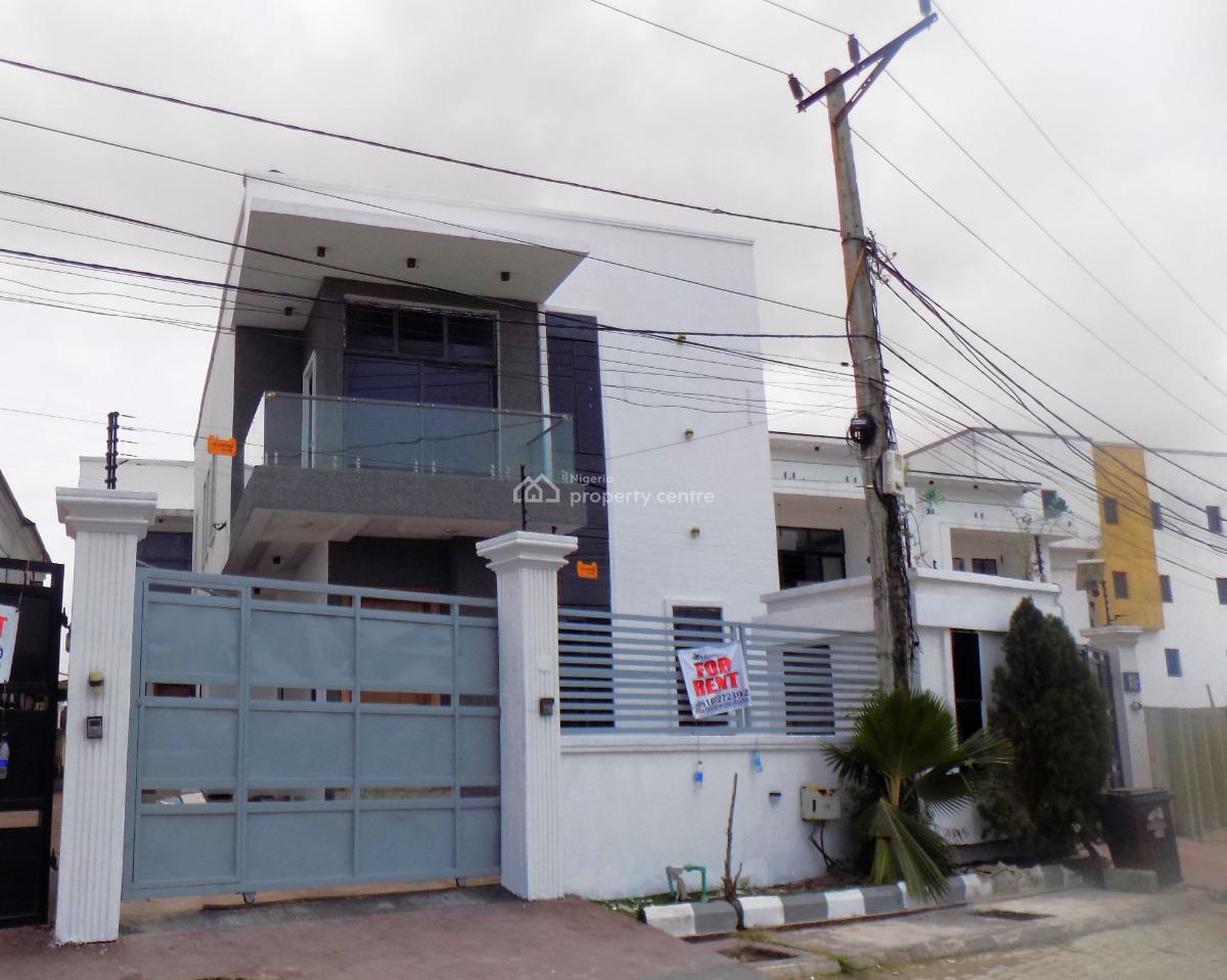 Ver Clean 4 Bedroom Fully Detached  Duplex with Bq in a Gated Estate, Orchid Road, Lekki, Lagos, Detached Duplex for Rent