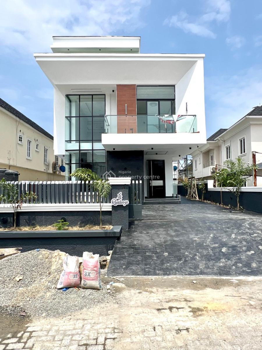 Magnificently Built 5bedroom Detached Duplex with a Gym, Pool, Cinema, Cctv Cameras, Clean Water,top Quality Tiles,pantry, Island Count, Ikota, Lekki, Lagos, Detached Duplex for Sale