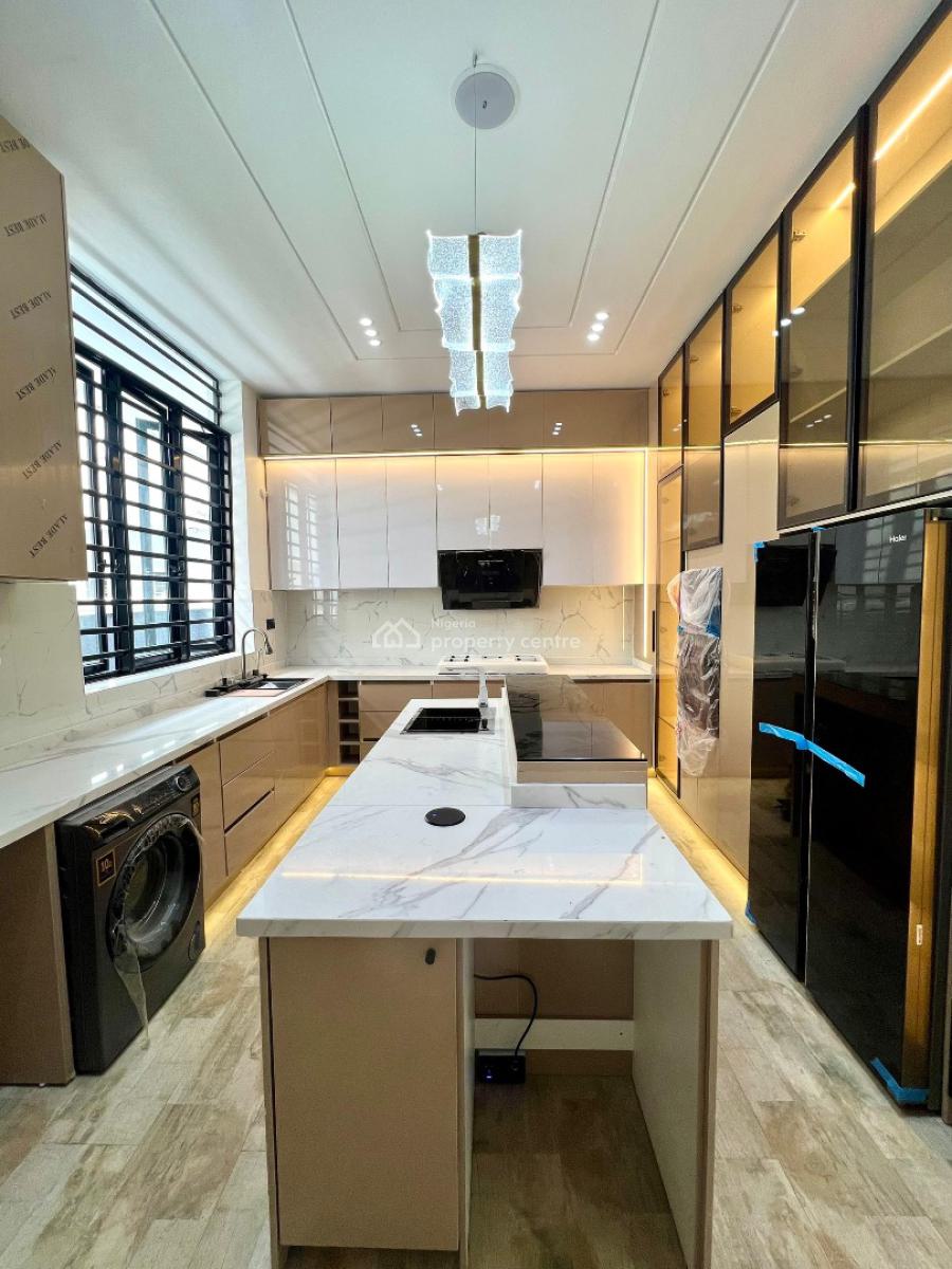Magnificently Built 5bedroom Detached Duplex with a Gym, Pool, Cinema, Cctv Cameras, Clean Water,top Quality Tiles,pantry, Island Count, Ikota, Lekki, Lagos, Detached Duplex for Sale