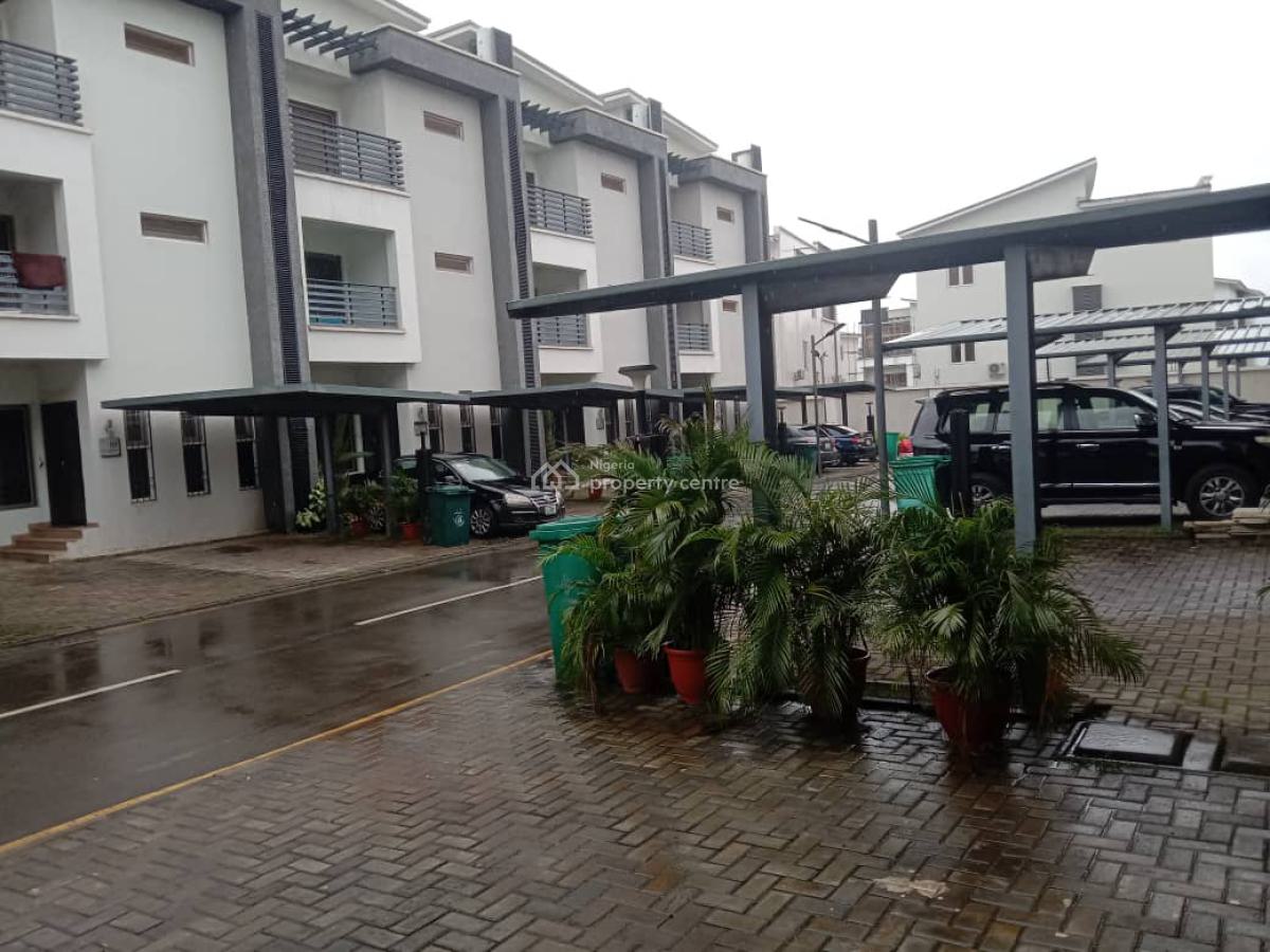 Completely Furnished and Serviced Four Bedroom Terraced Duplex with Bq, Jabi, Abuja, Terraced Duplex for Rent
