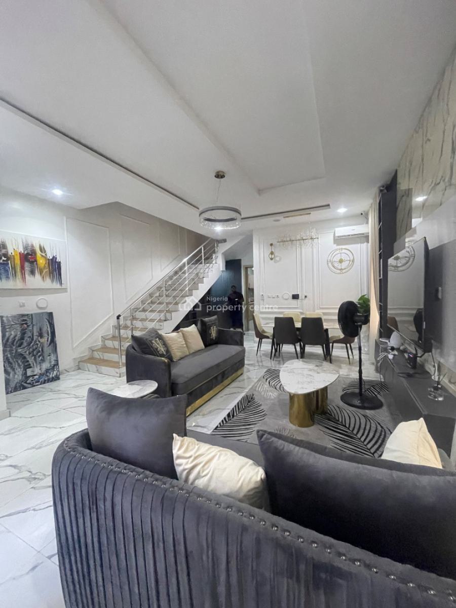 Furnished Four Bedroom Semi Detached Duplex with Inverter, Oral Estate, Lekki Phase 1, Lekki, Lagos, Semi-detached Duplex for Sale