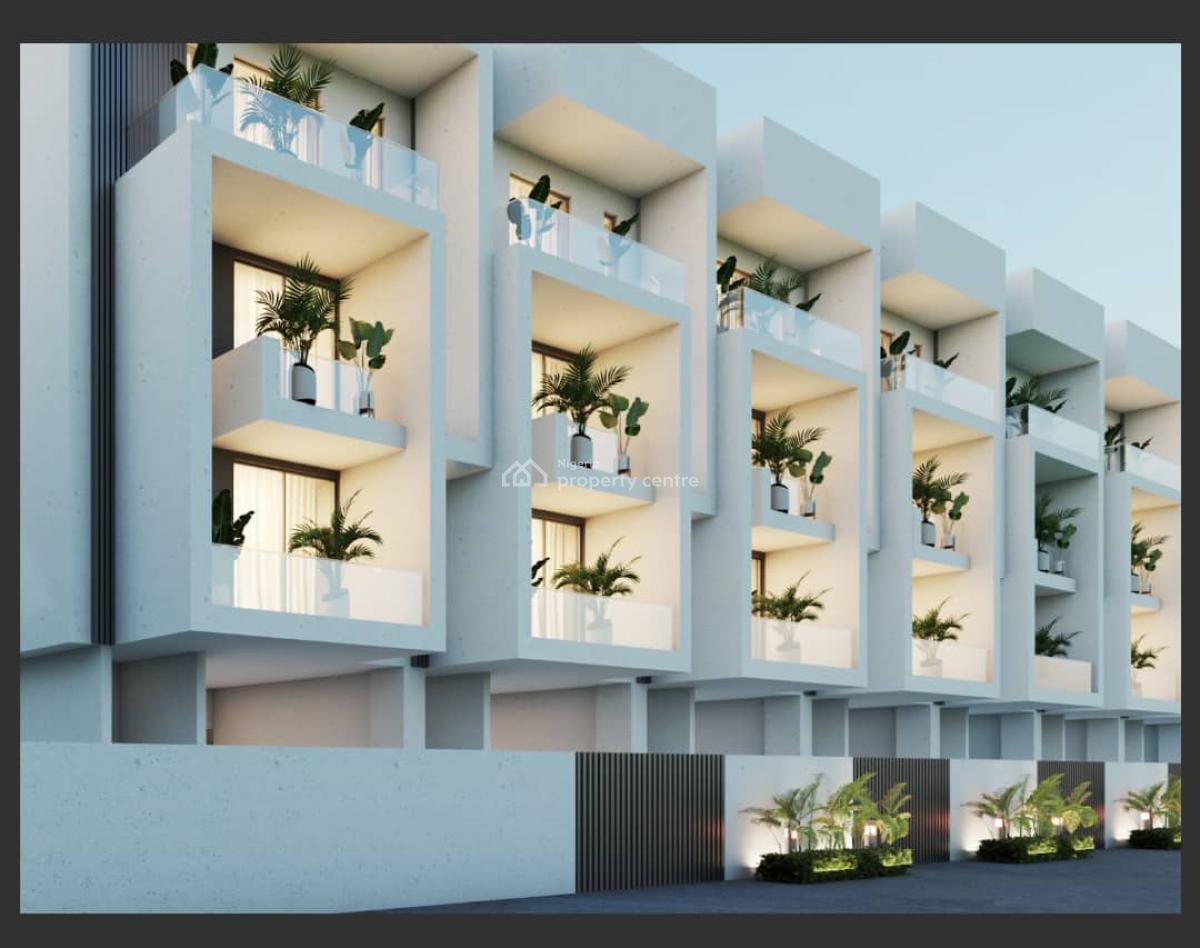Off-plan 5 Bedrooms Terrace Home, Inside Periwinkle Lifestyle Estate, Lekki Phase 1, Lekki, Lagos, Terraced Duplex for Sale