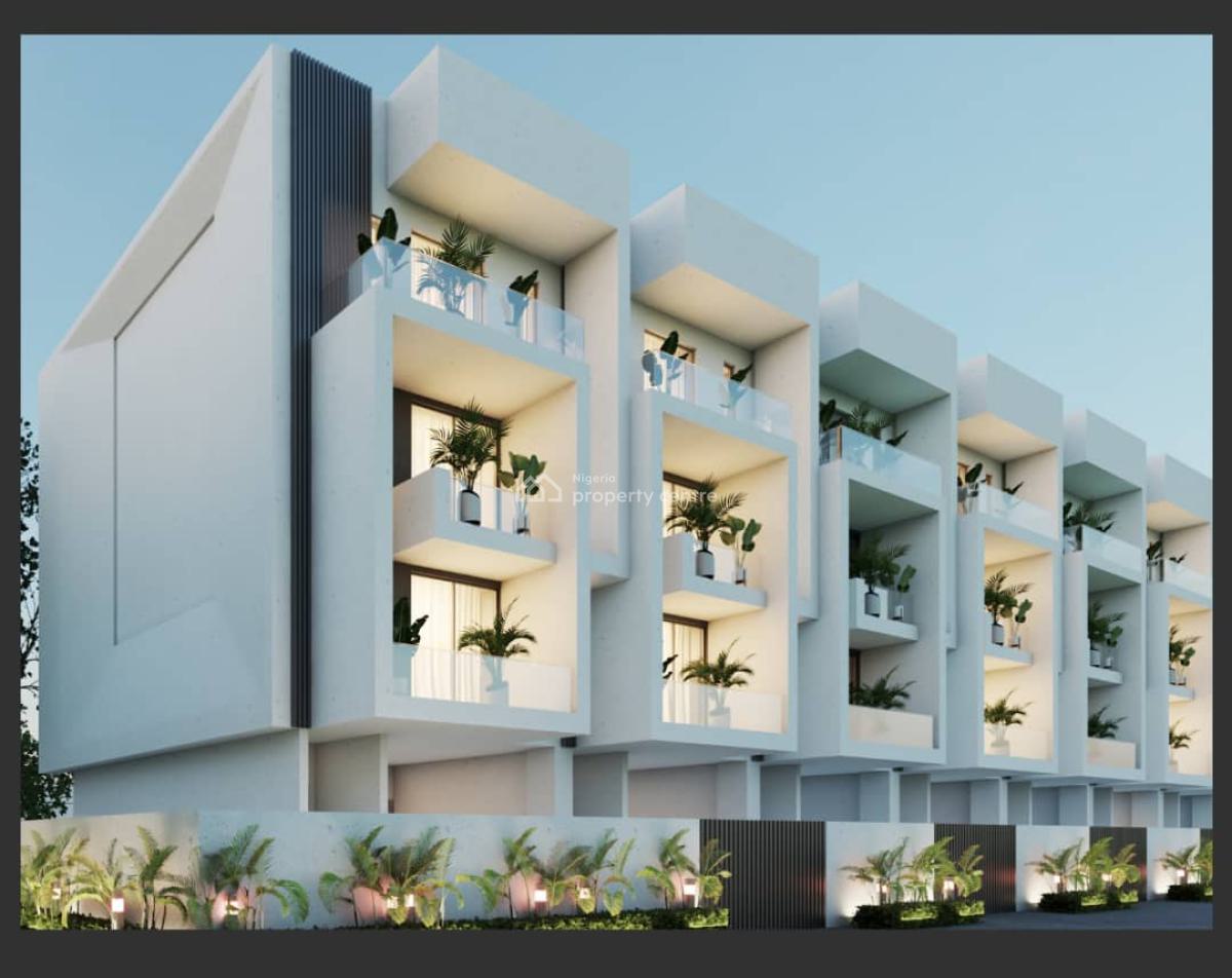 Off-plan 5 Bedrooms Terrace Home, Inside Periwinkle Lifestyle Estate, Lekki Phase 1, Lekki, Lagos, Terraced Duplex for Sale