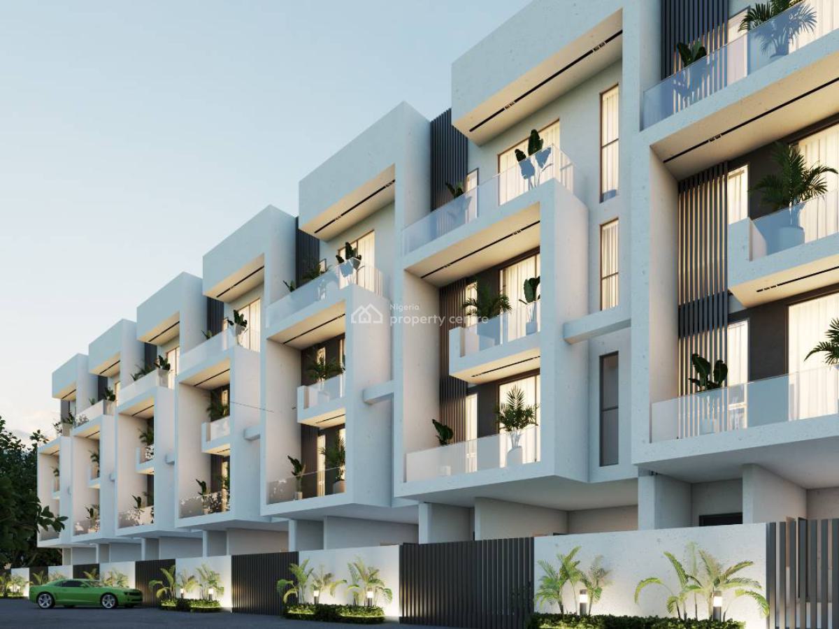 Off-plan 5 Bedrooms Terrace Home, Inside Periwinkle Lifestyle Estate, Lekki Phase 1, Lekki, Lagos, Terraced Duplex for Sale
